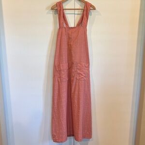 NEW Mirth Nosara Square Neck Maxi Dress in Flamingo Size Small